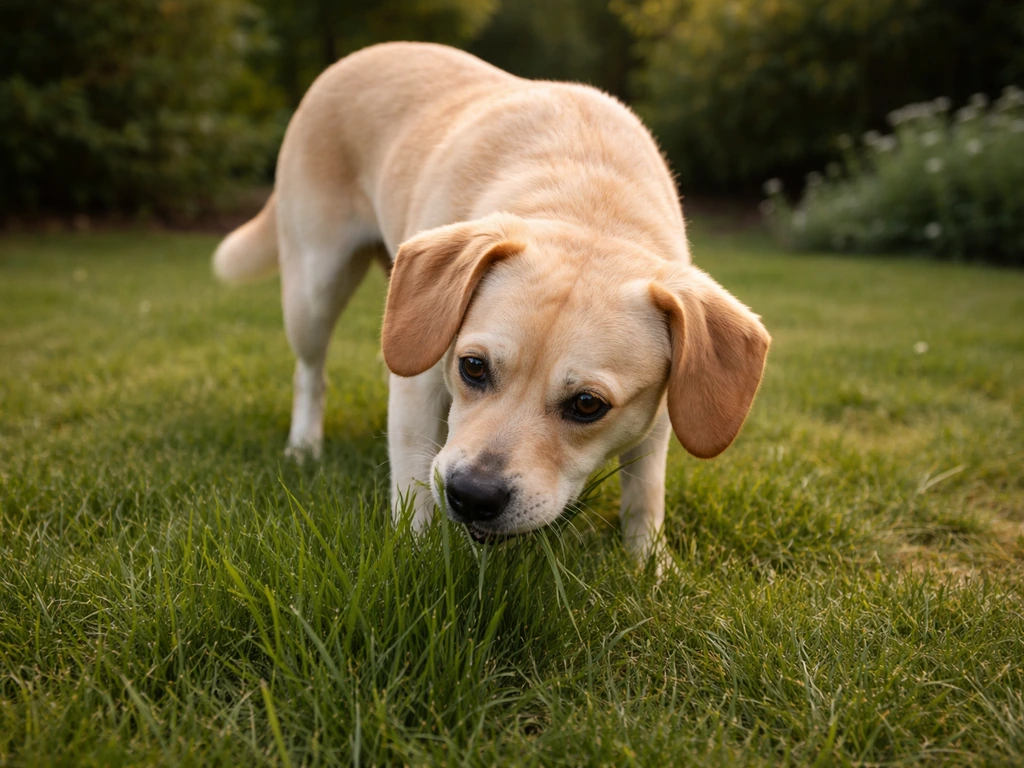 Mon chien mange du gazon : quoi faire maintenant et prévenir