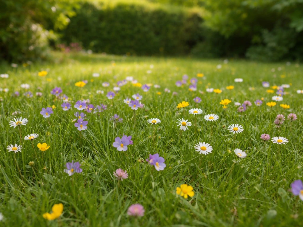 Gazon et fleurs : guide pratique pour une pelouse qui fleurit